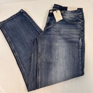 Maurices Classic Straight Leg Mid Rise‎ Jeans Denim Flex Women’s 14 regular